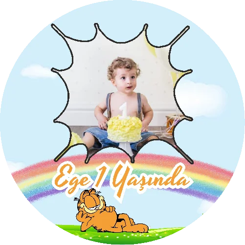 Kedi Temalı Yuvarlak Açacak Magneti